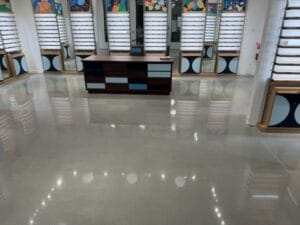 Warby Parker Huntsville AL Polished Concrete Floor